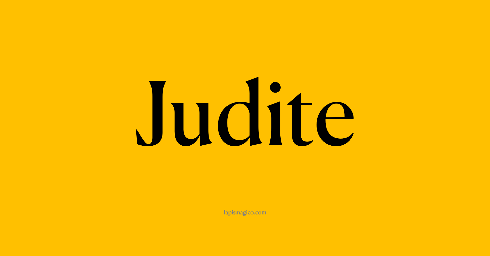 Nome Judite