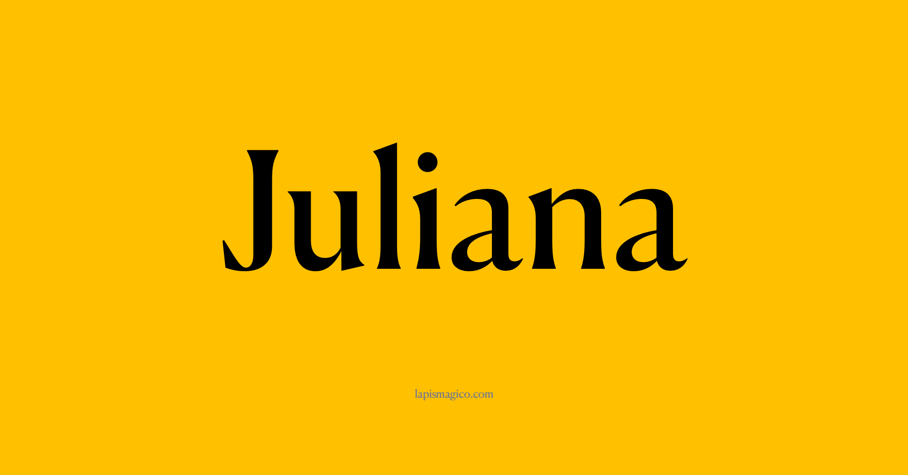 Nome Juliana