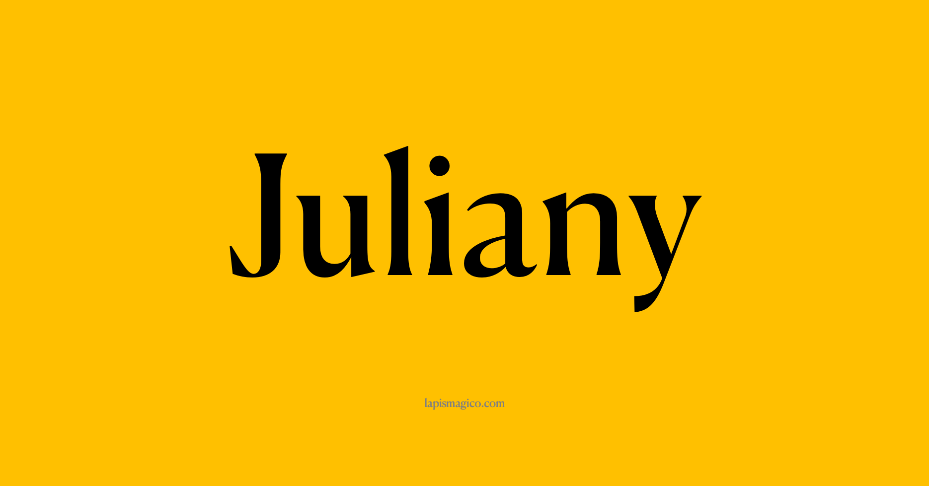 Nome Juliany