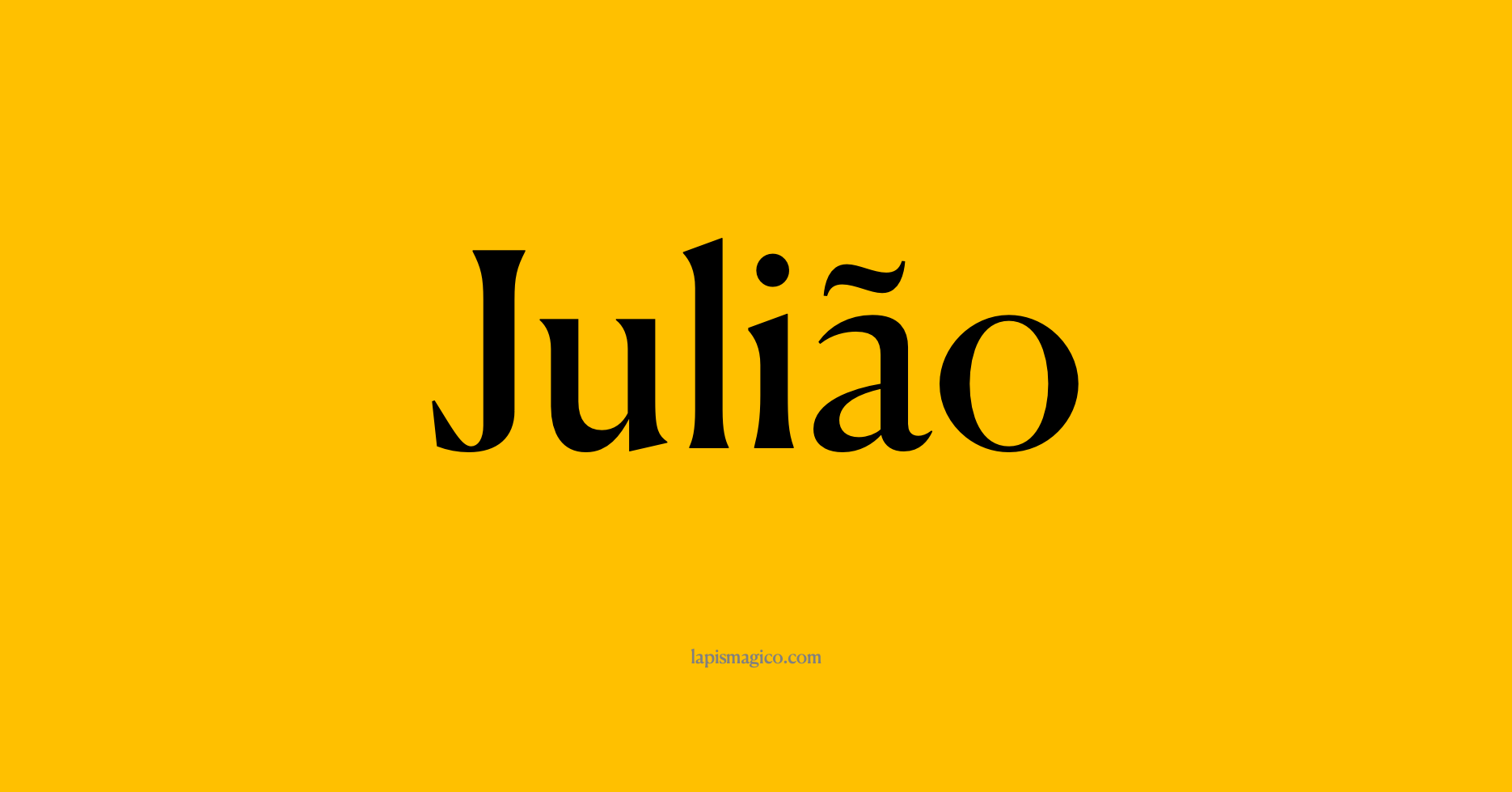 Nome Julião