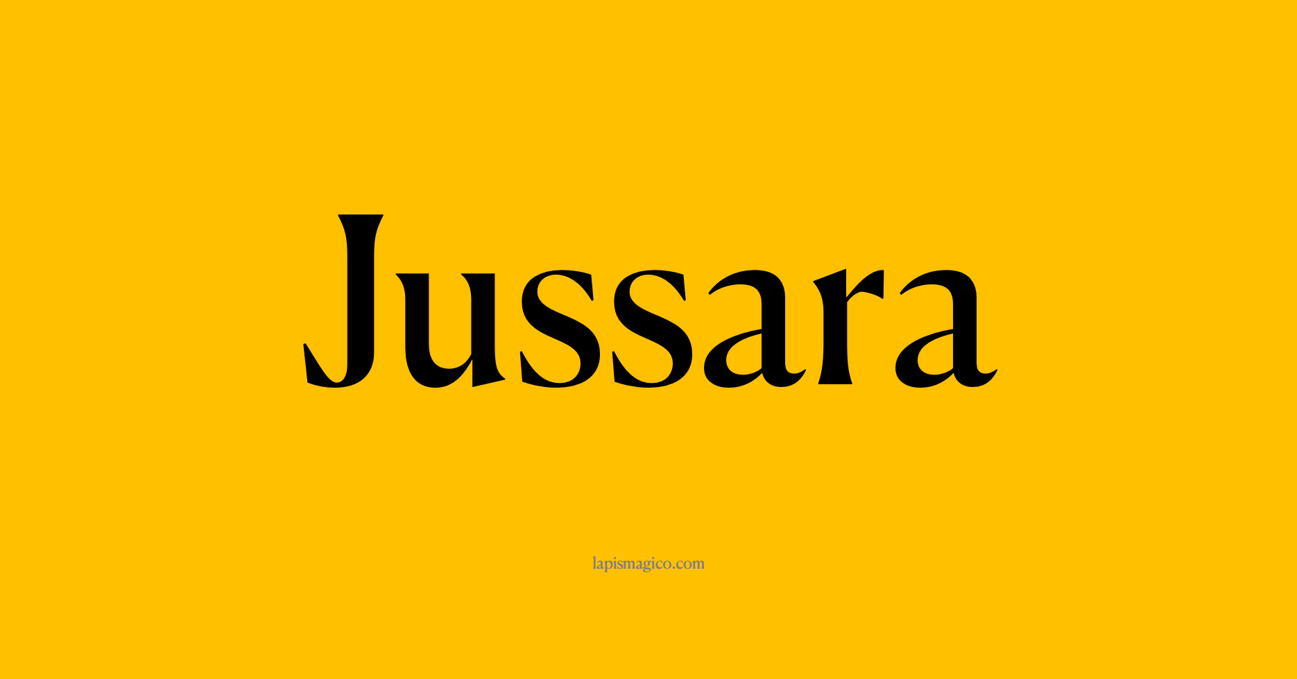 Nome Jussara