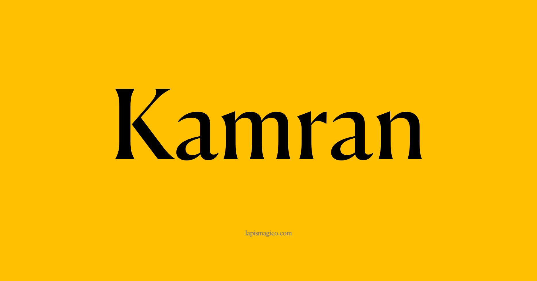 Nome Kamran
