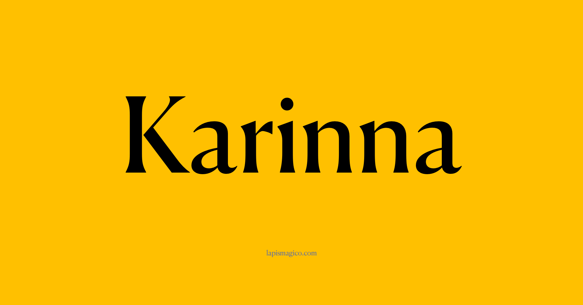 Nome Karinna