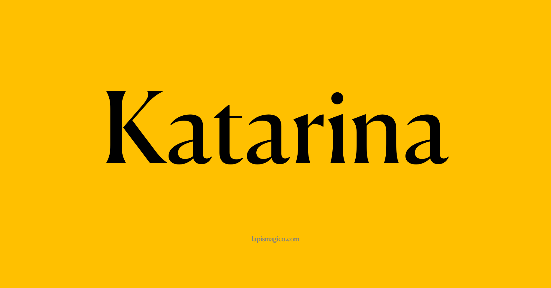 Nome Katarina