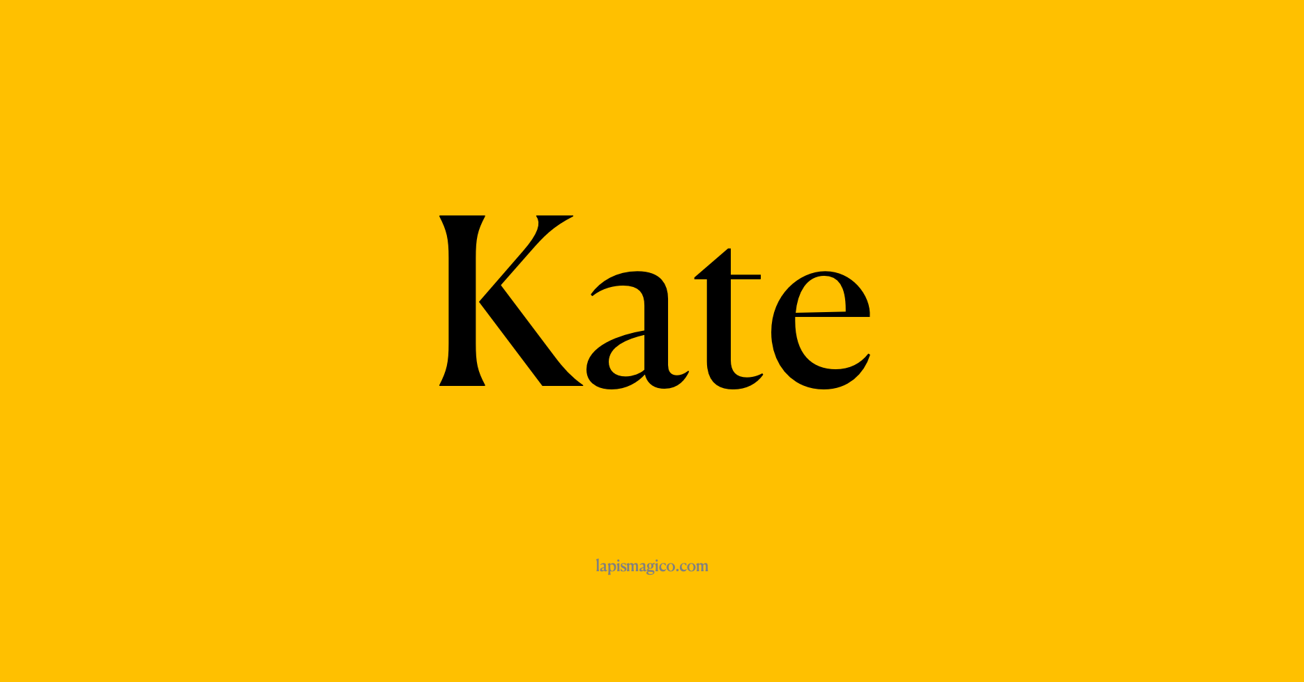 Nome Kate