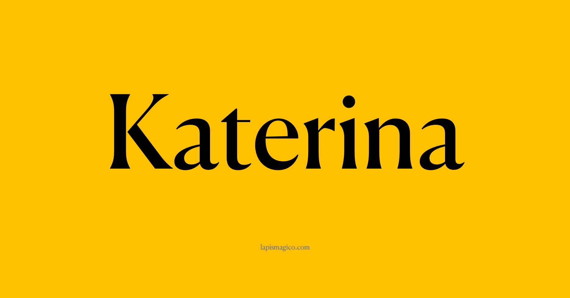 Nome Katerina