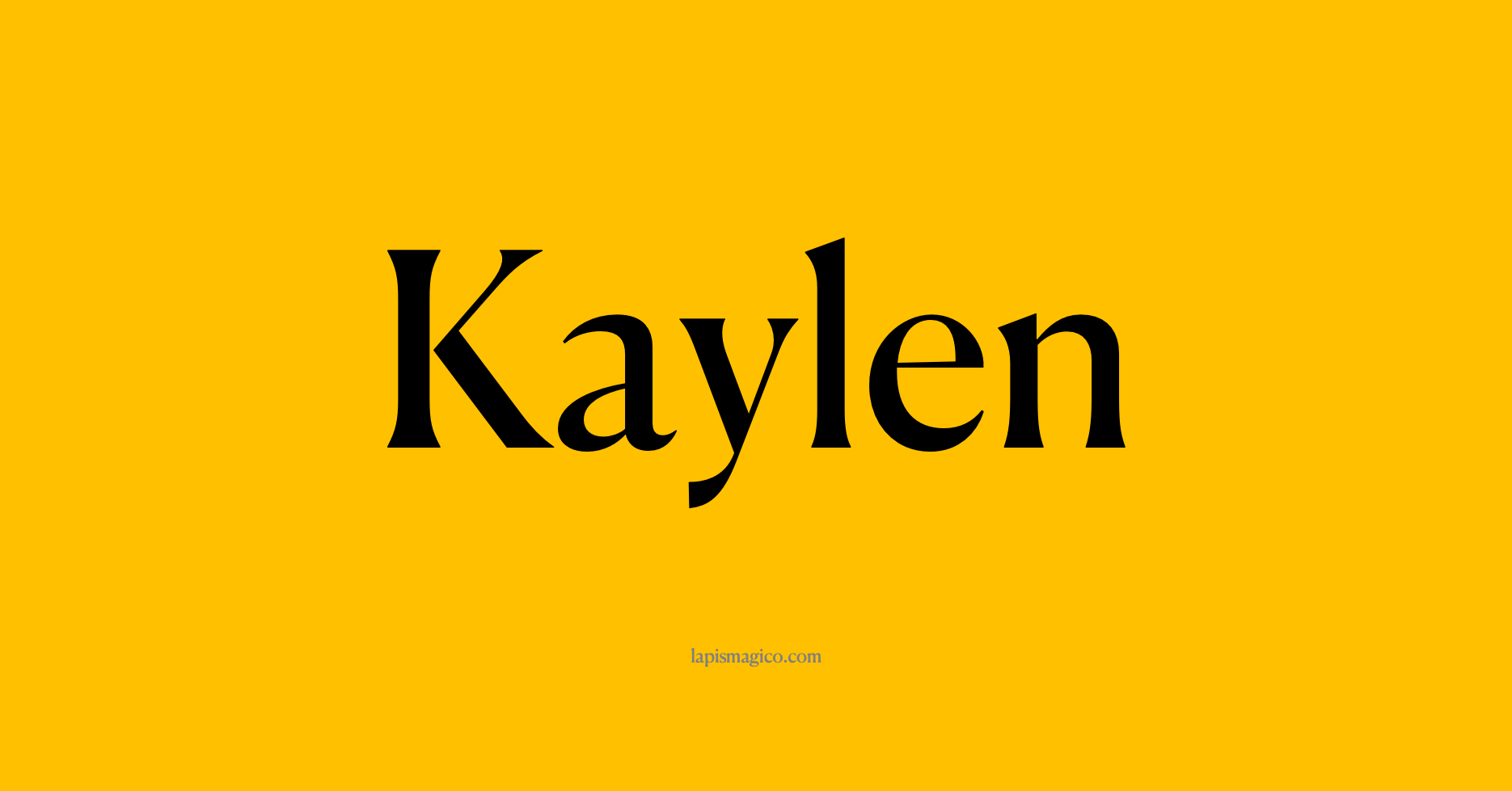 Nome Kaylen