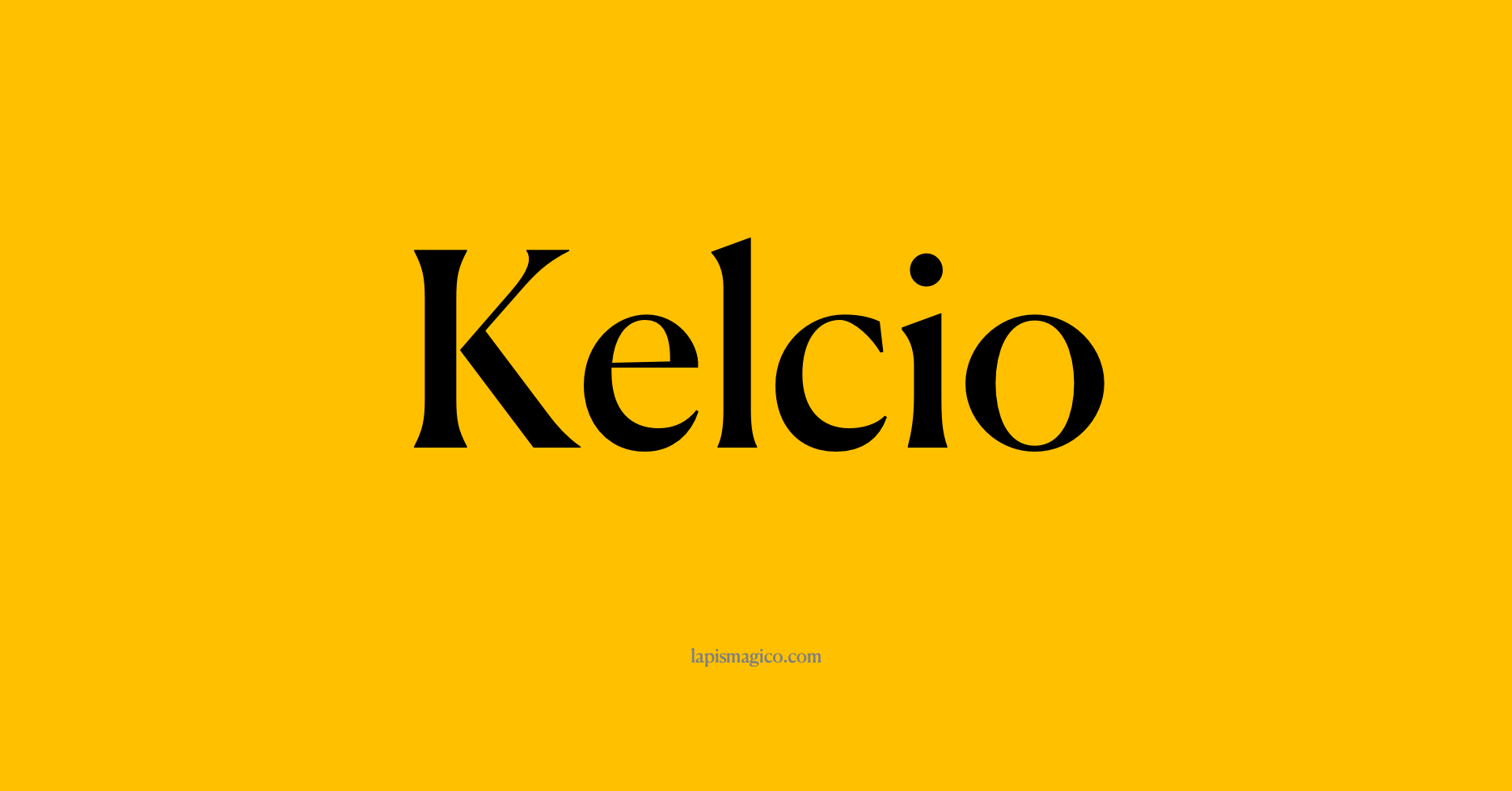 Nome Kelcio