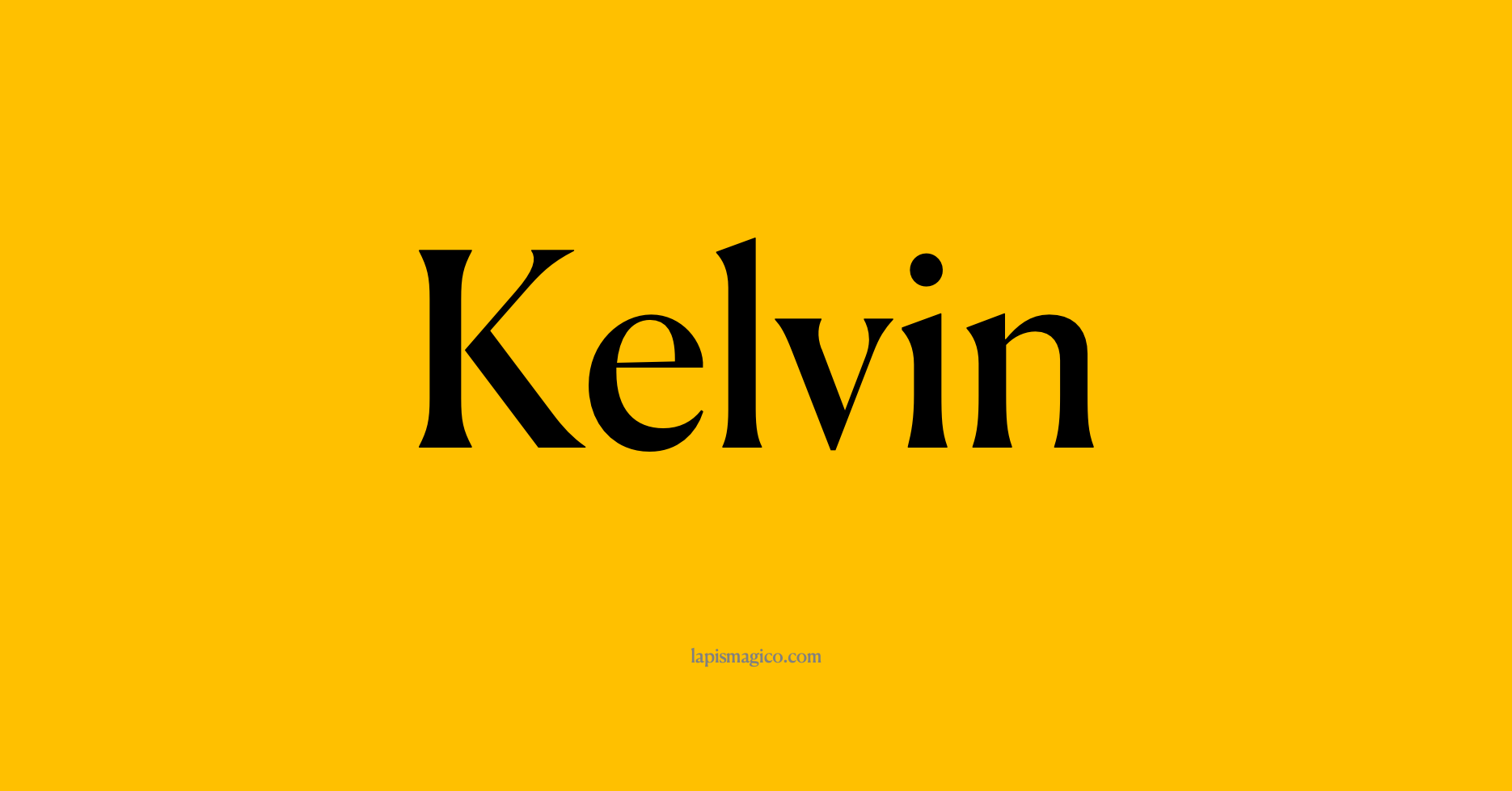 Nome Kelvin