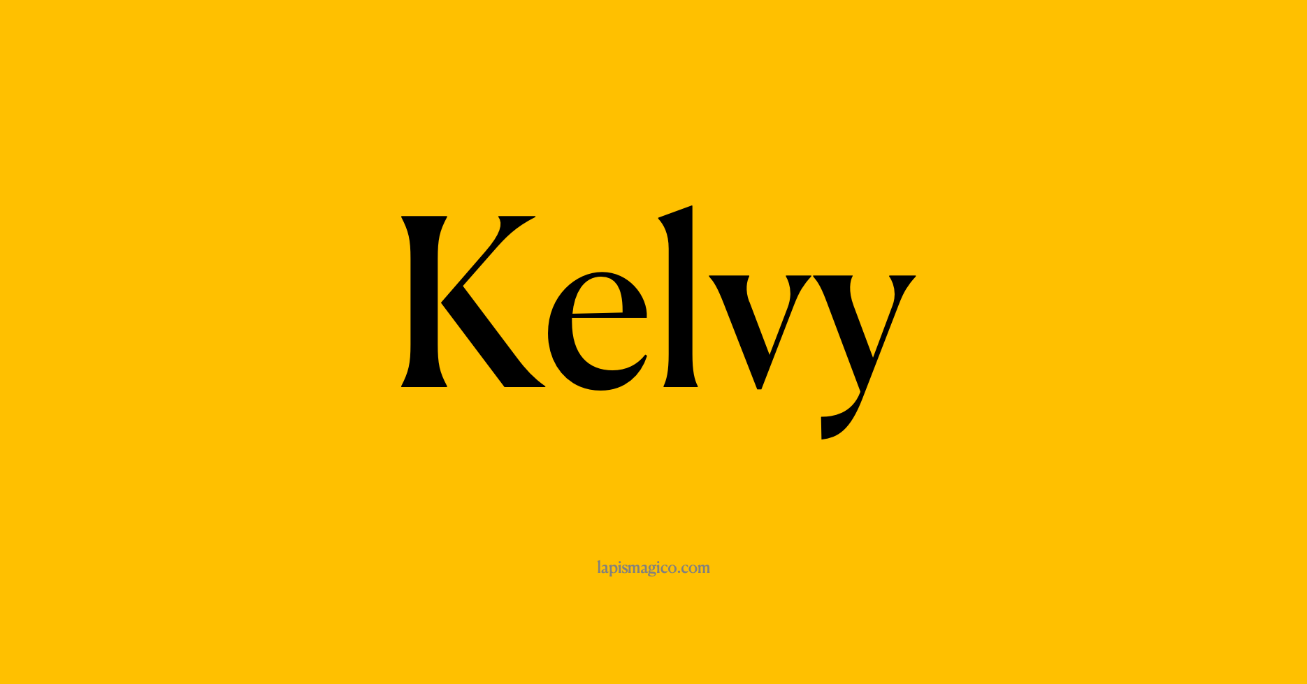 Nome Kelvy