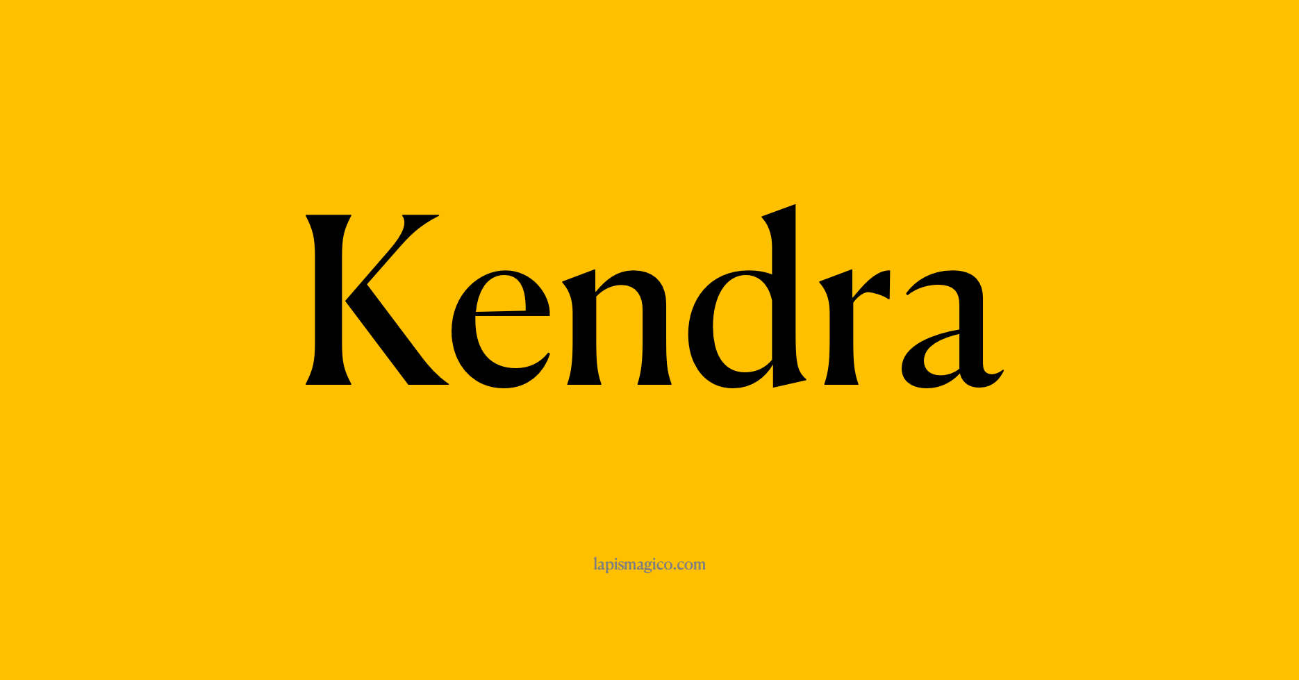 Nome Kendra