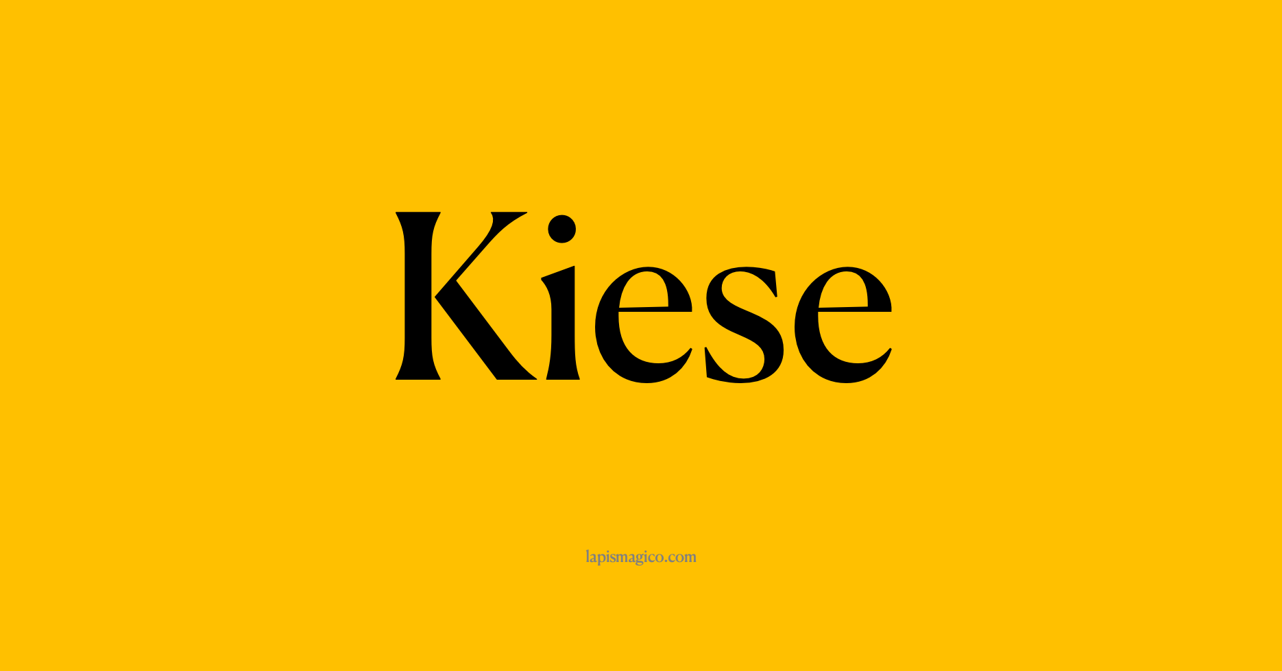 Nome Kiese