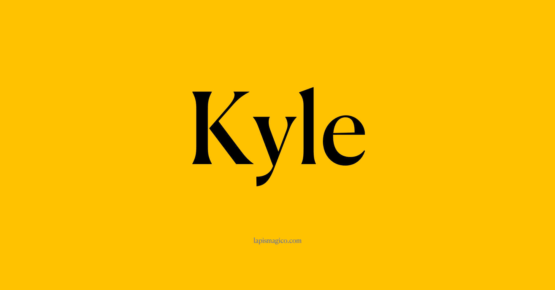 Nome Kyle