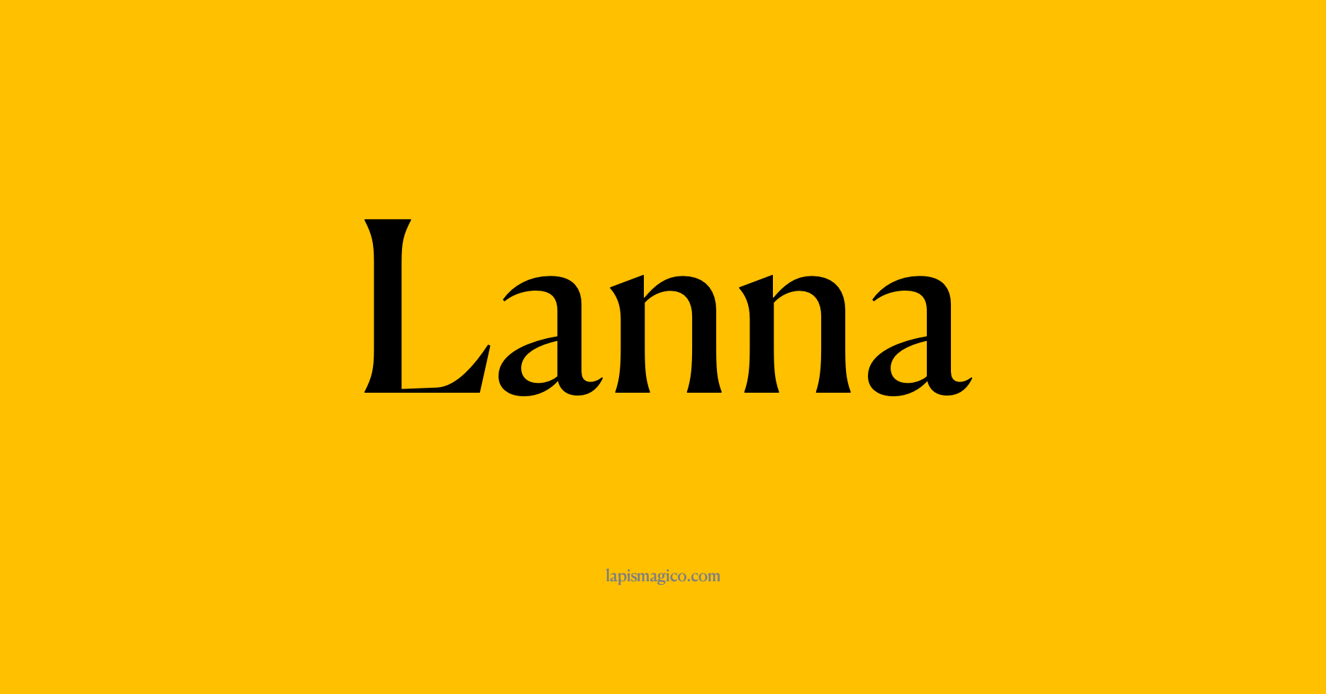 Nome Lanna