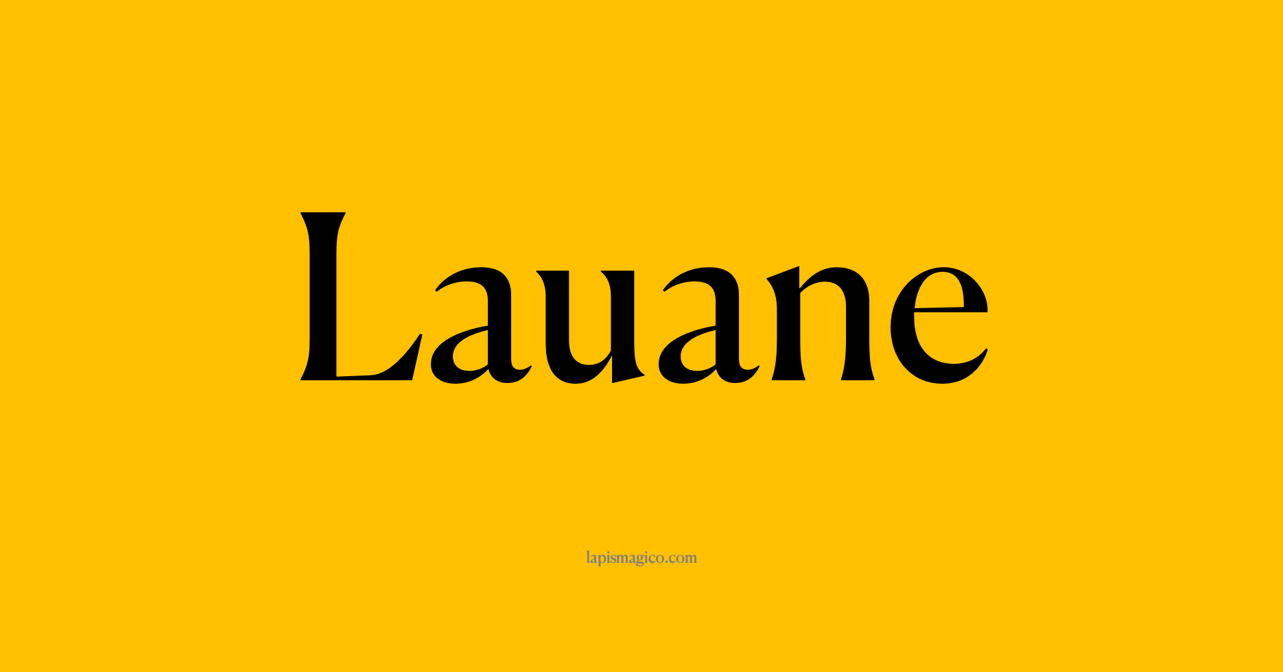 Nome Lauane