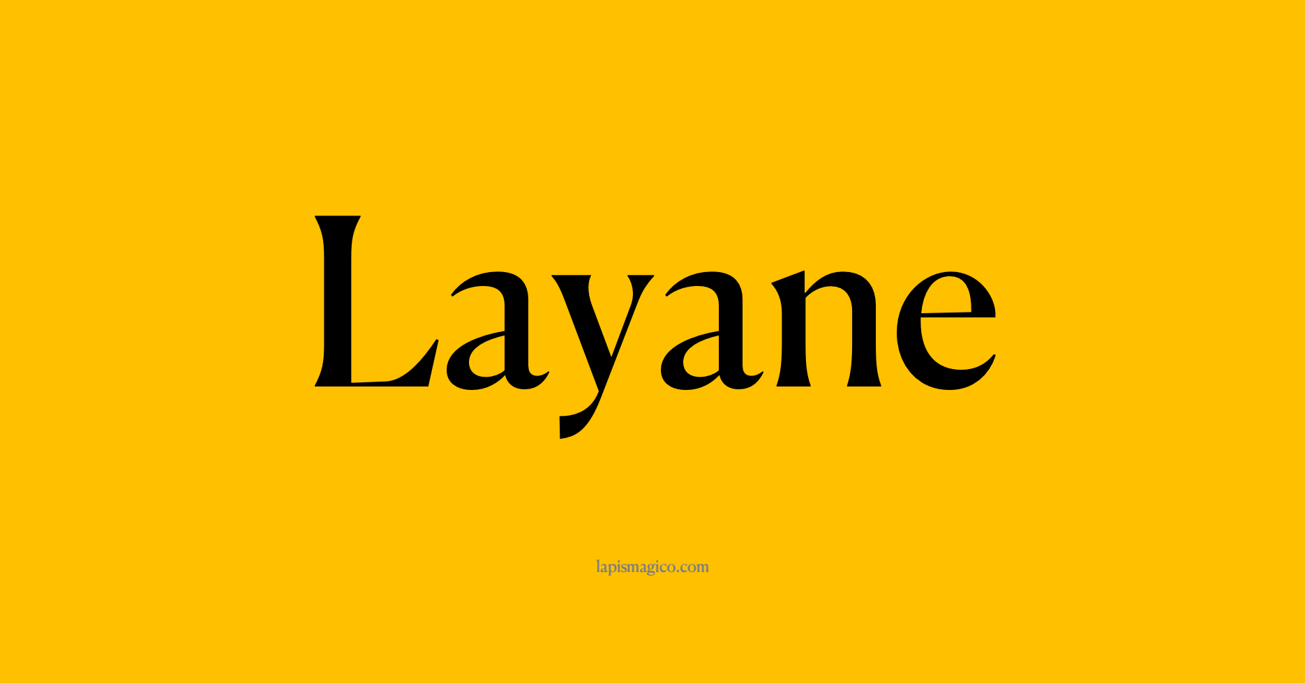 Nome Layane