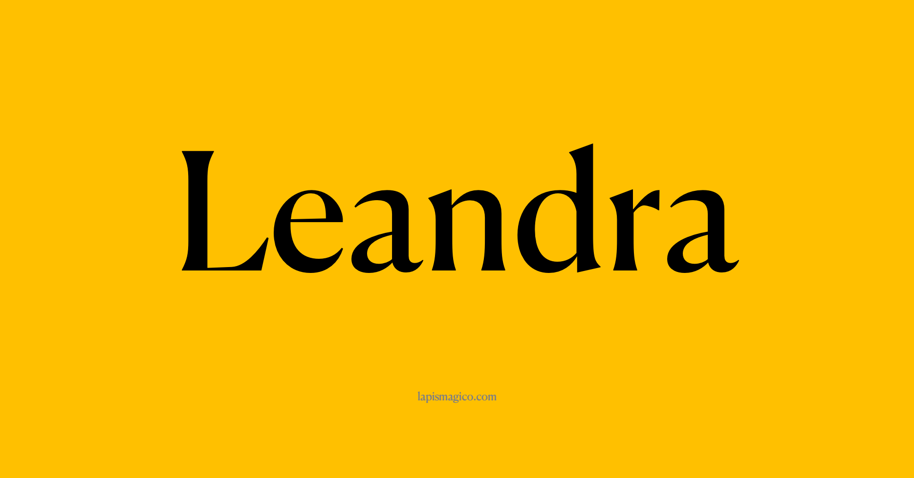 Nome Leandra