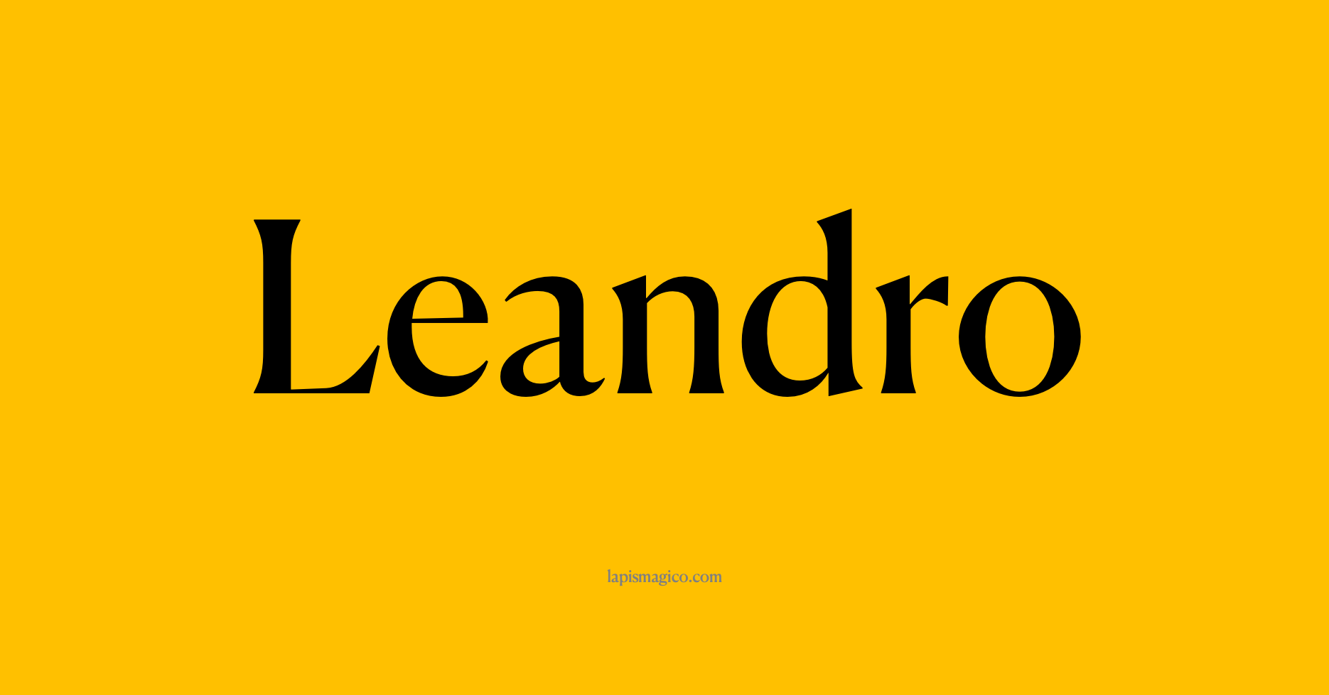 Nome Leandro