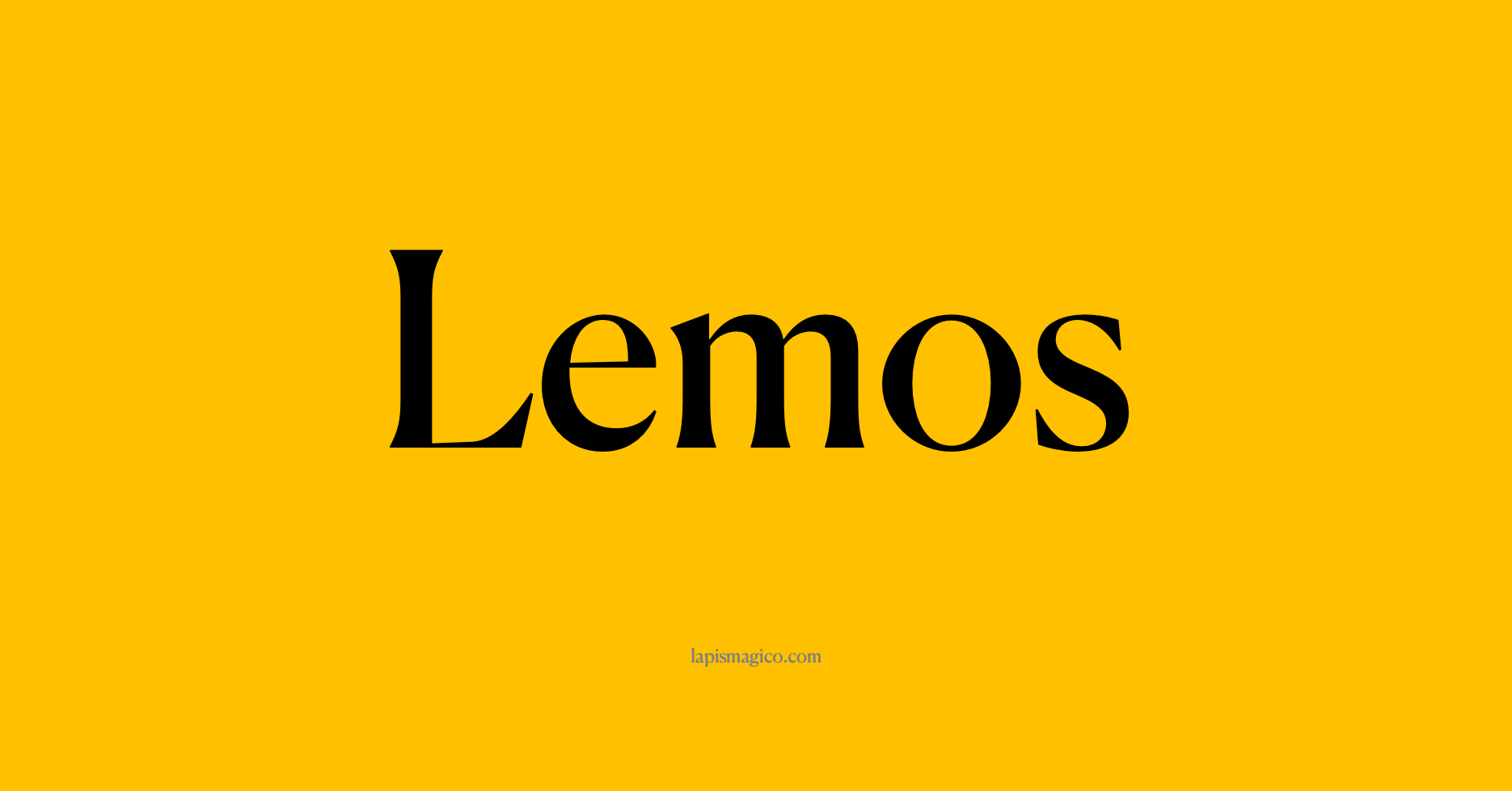 Nome Lemos
