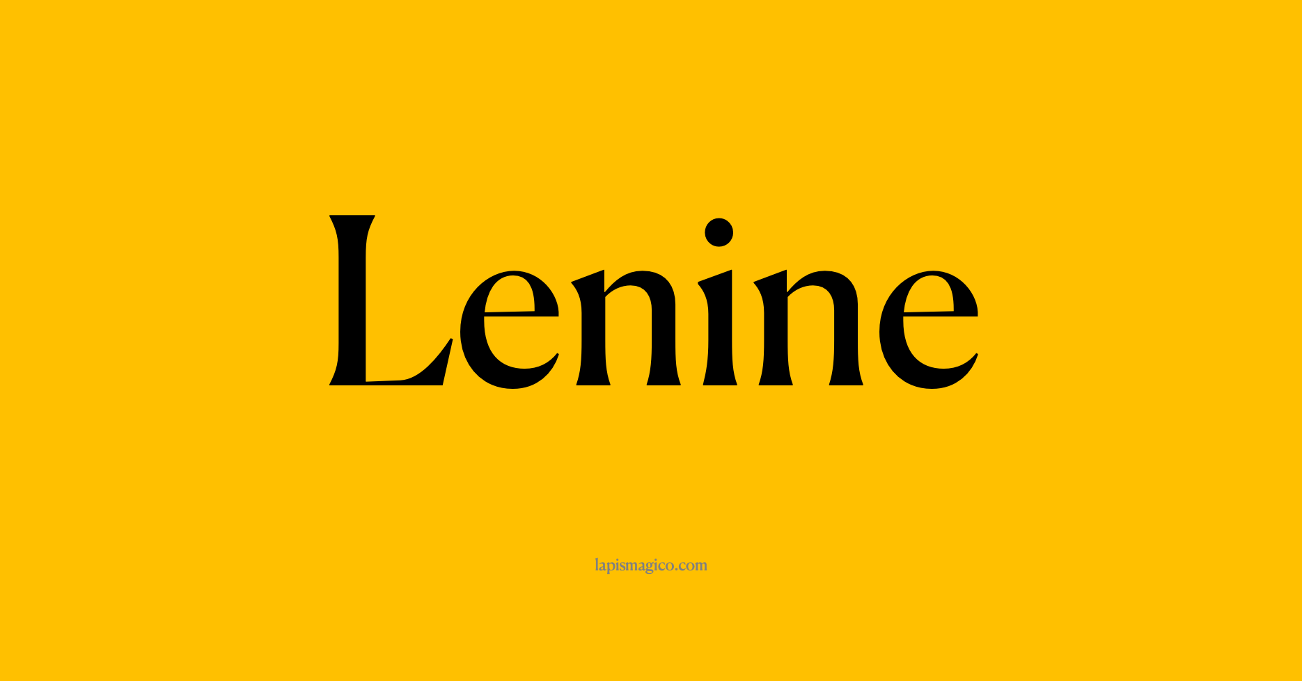 Nome Lenine