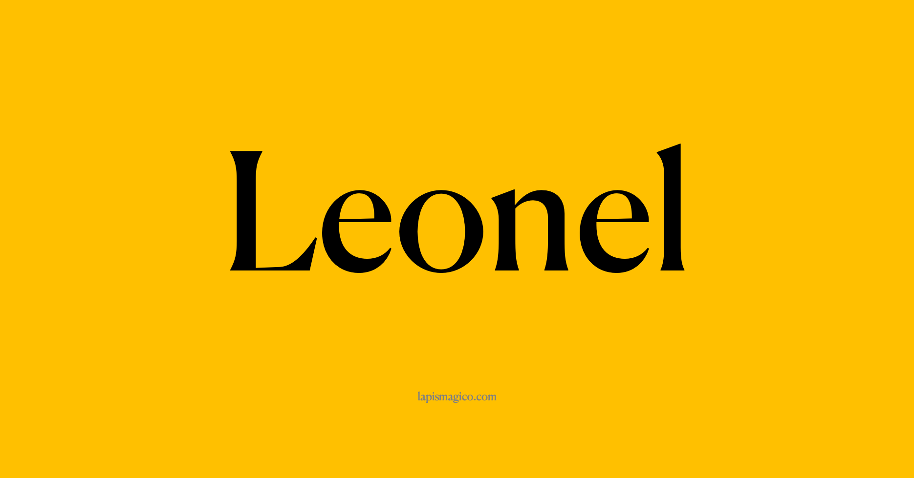 Nome Leonel