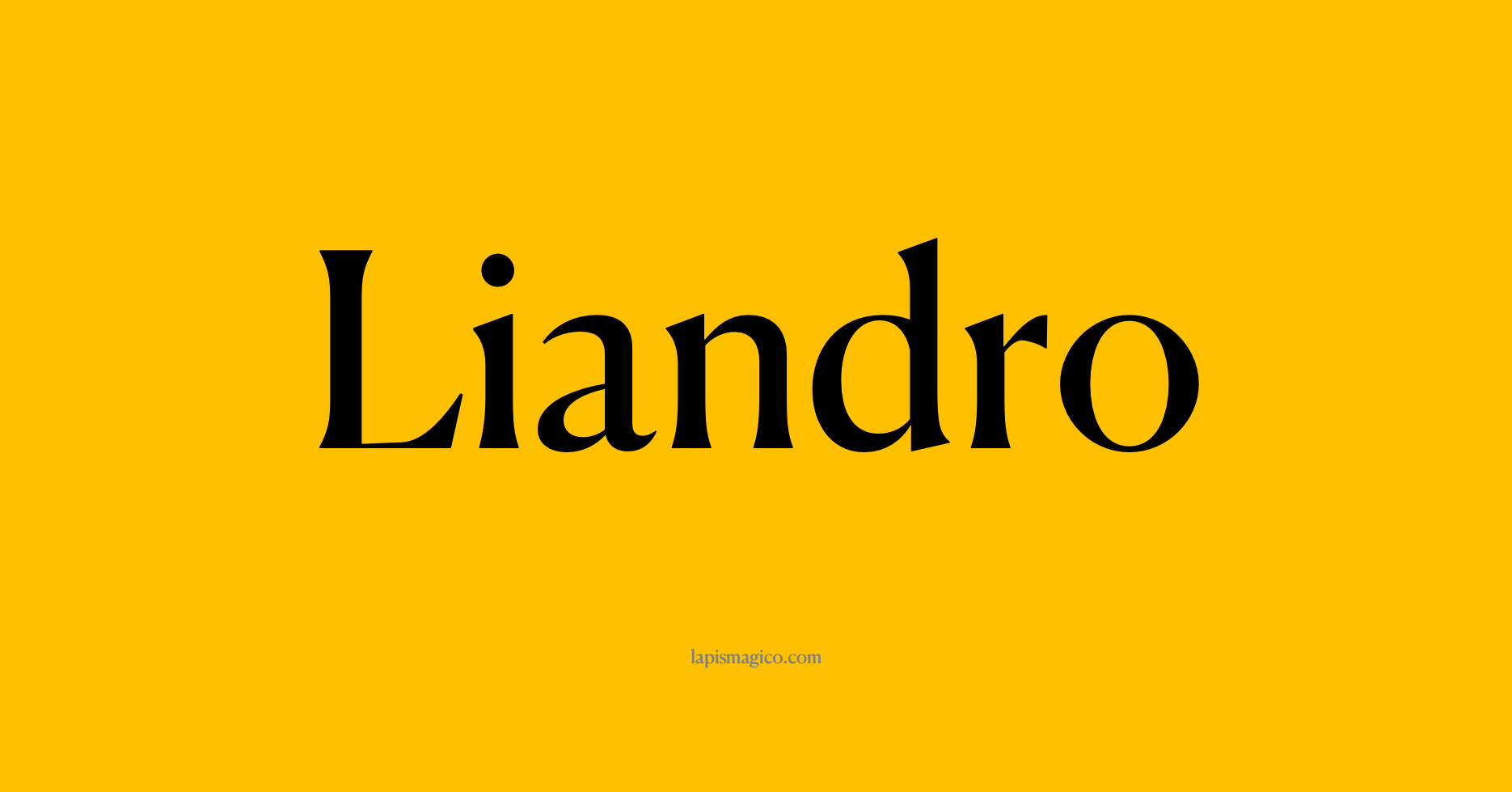 Nome Liandro