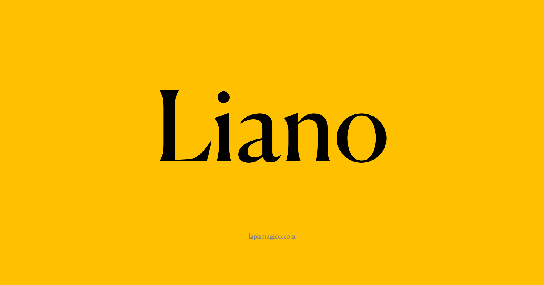 Nome Liano