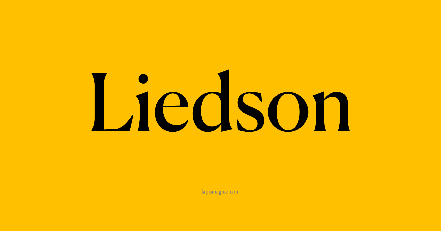 Nome Liedson