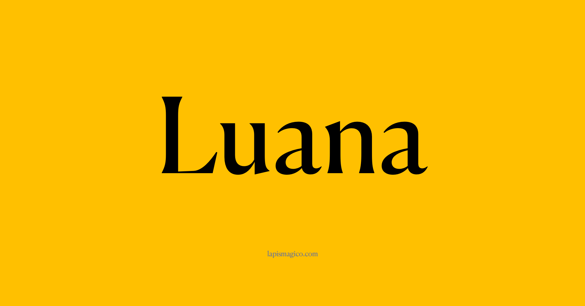 Nome Luana