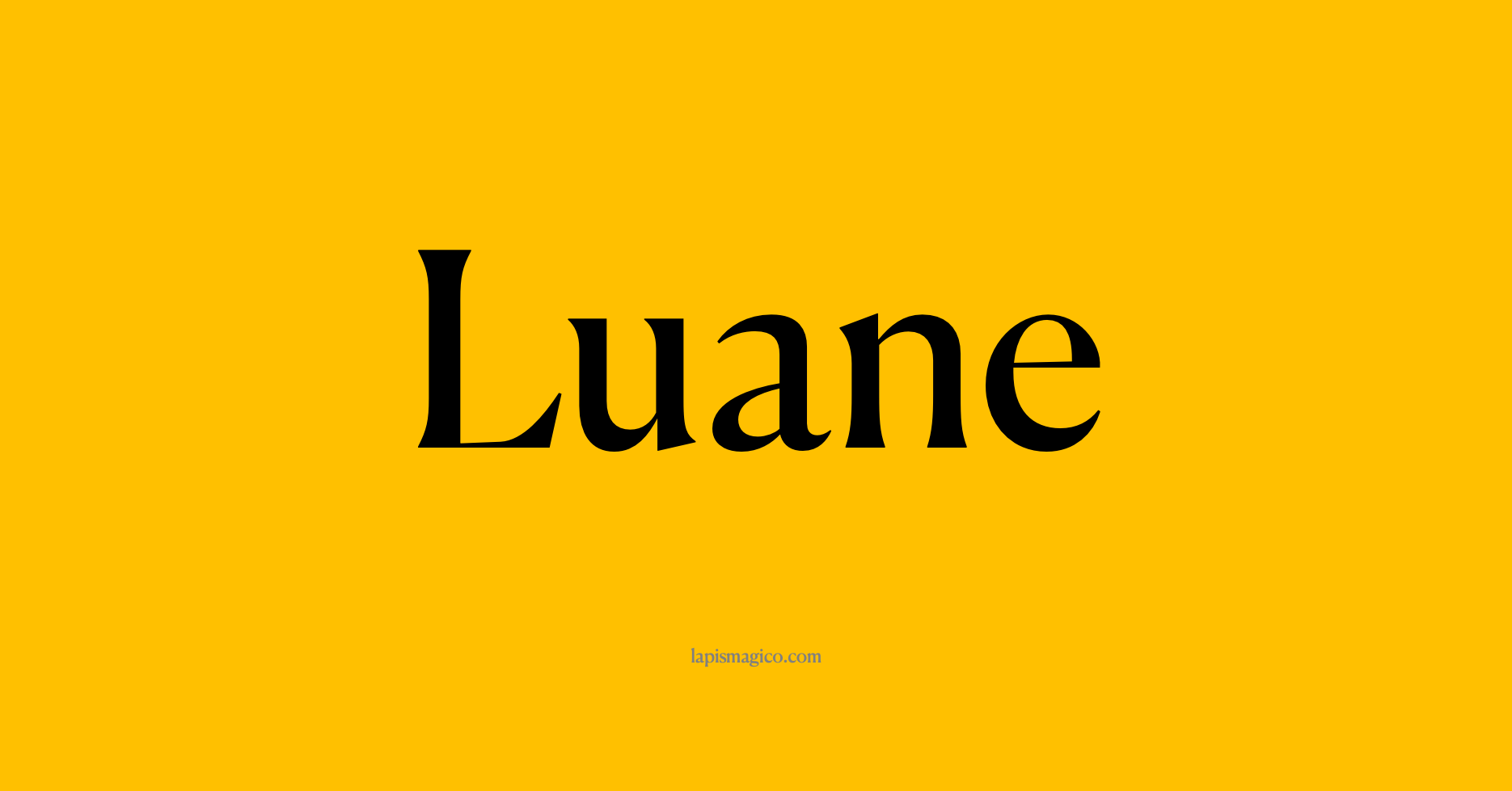 Nome Luane