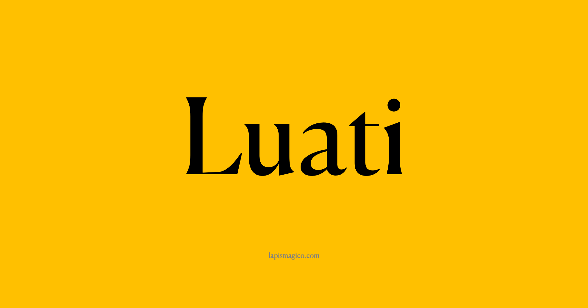 Nome Luati