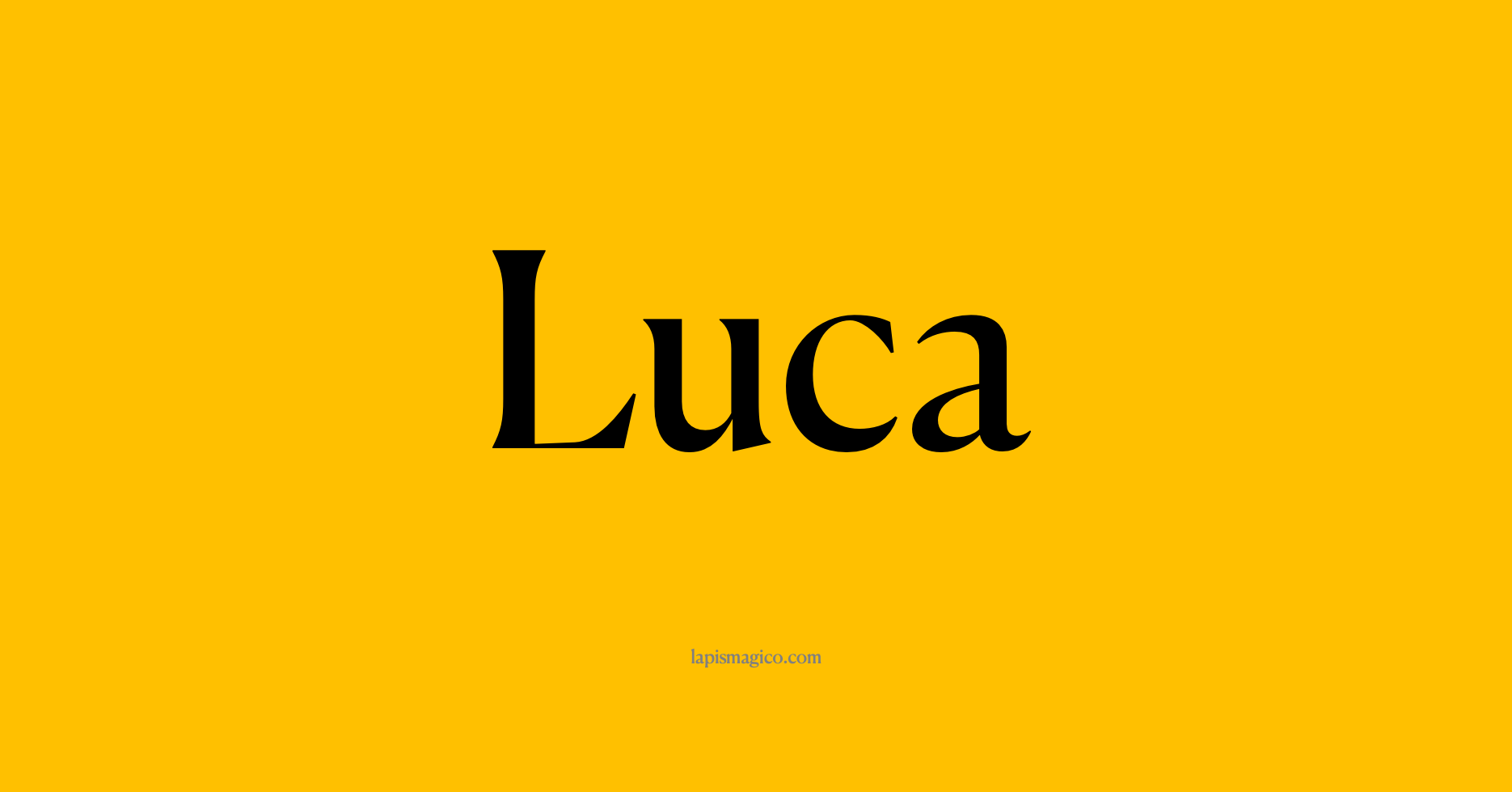 Nome Luca
