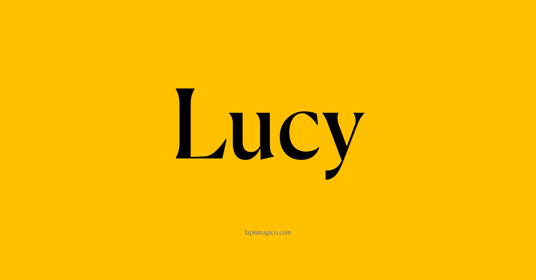 Nome Lucy