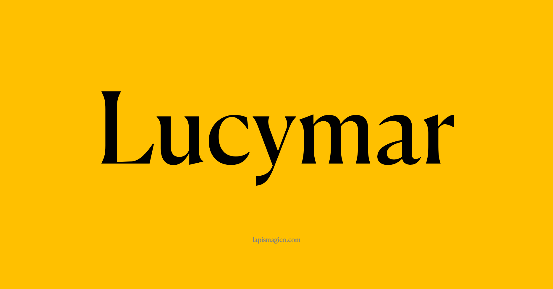 Nome Lucymar