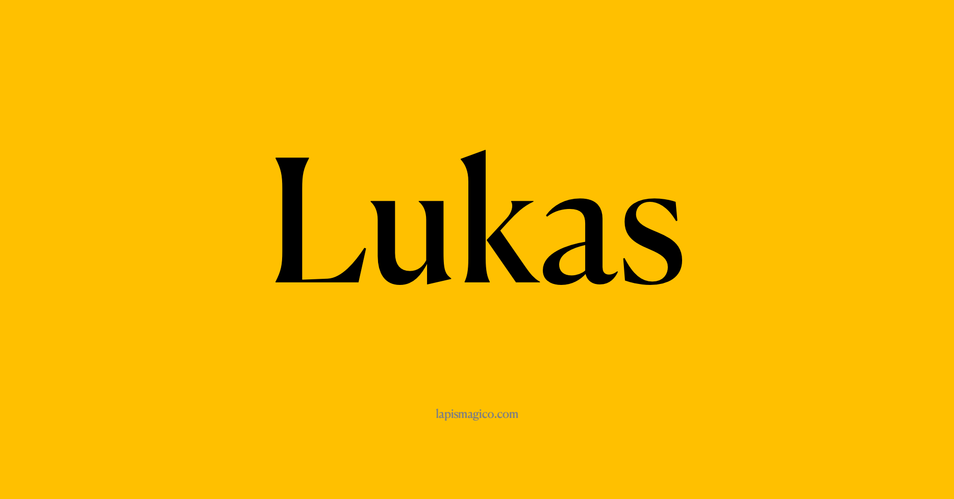 Nome Lukas