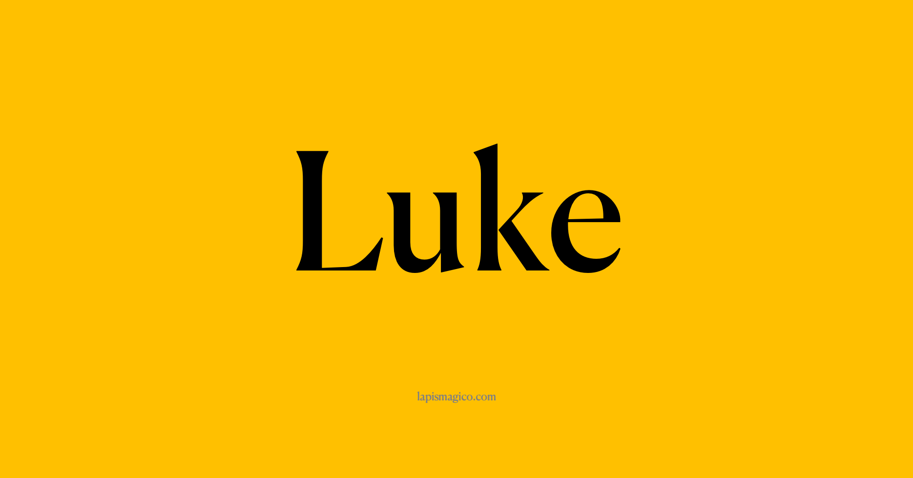 Nome Luke