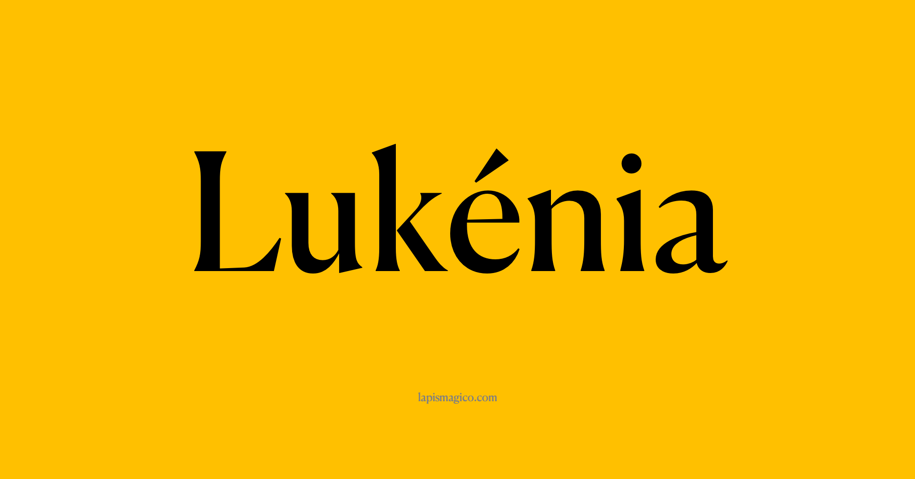 Nome Lukénia