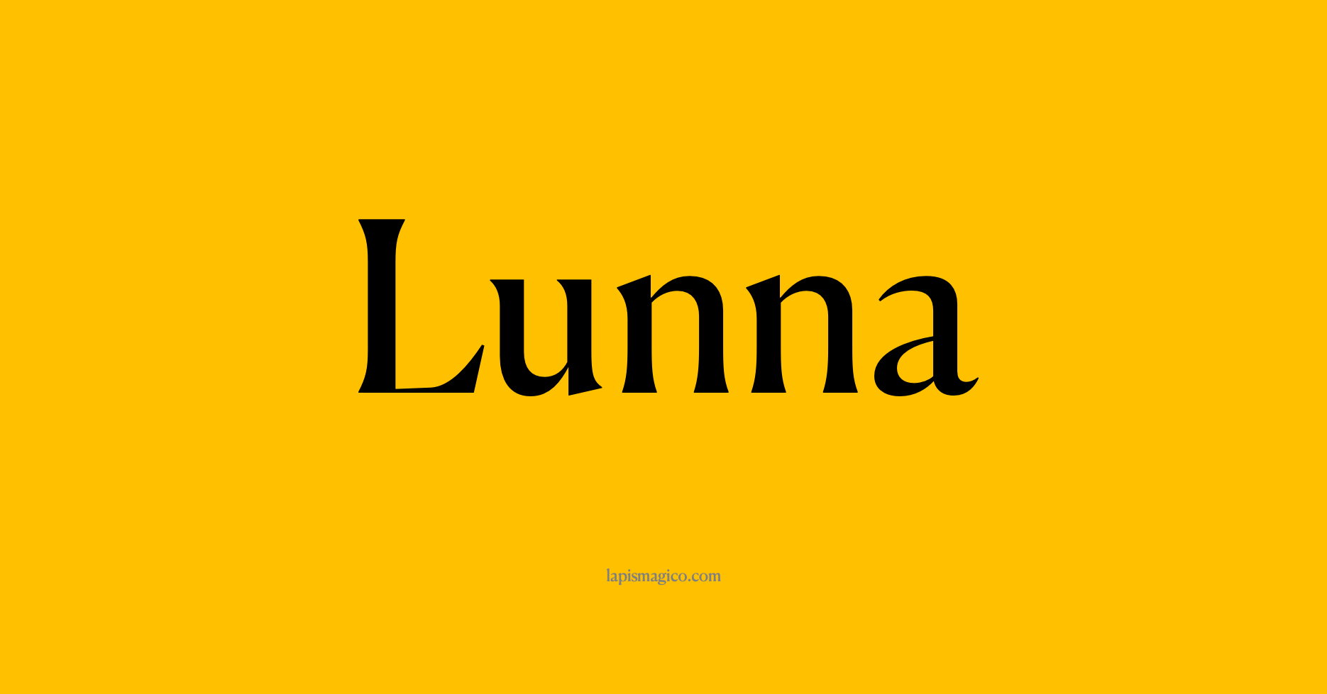 Nome Lunna