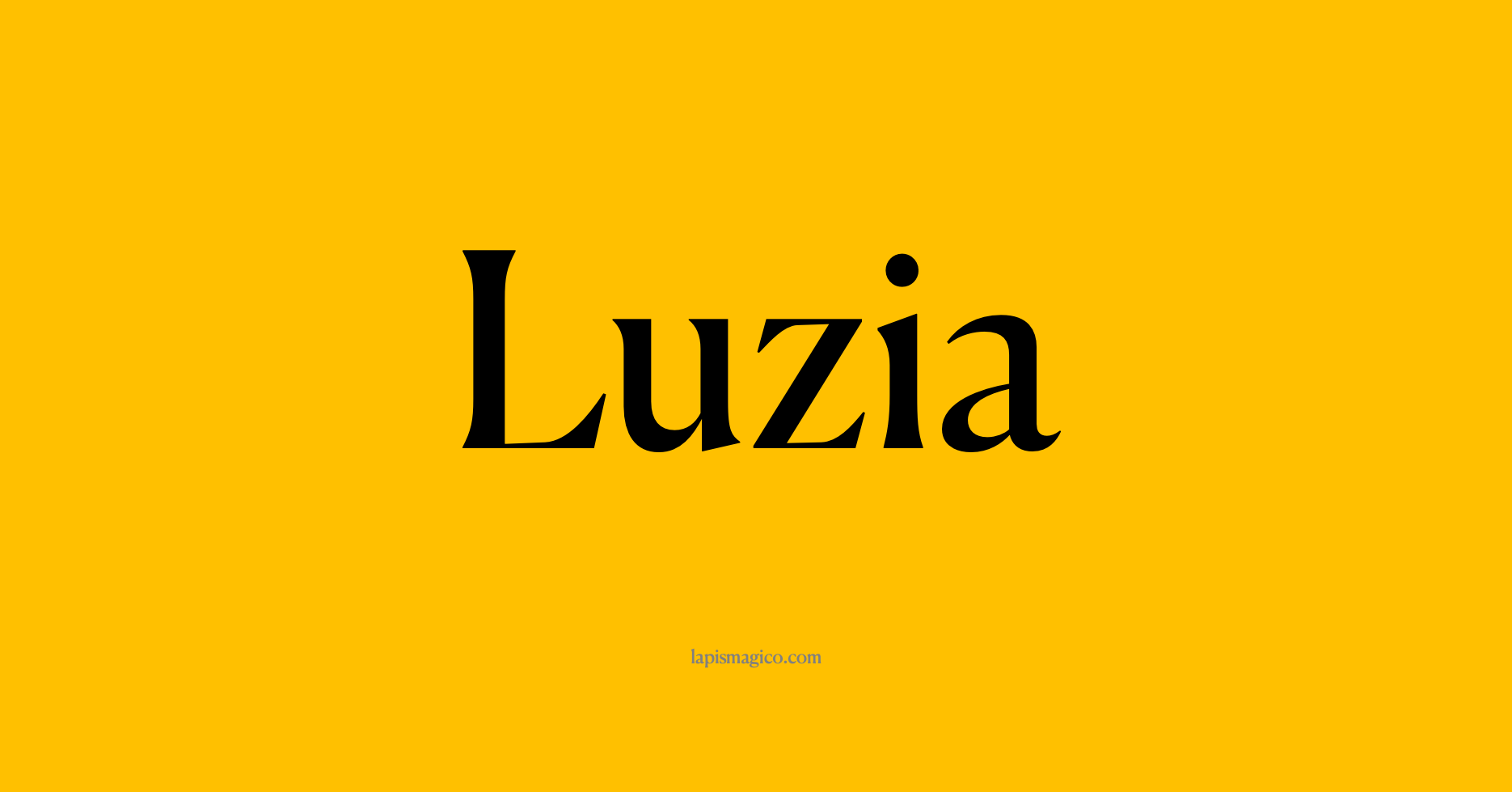 Nome Luzia