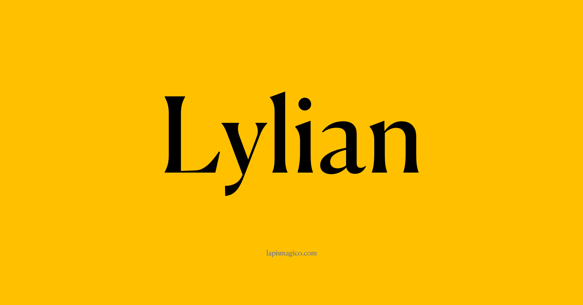 Nome Lylian