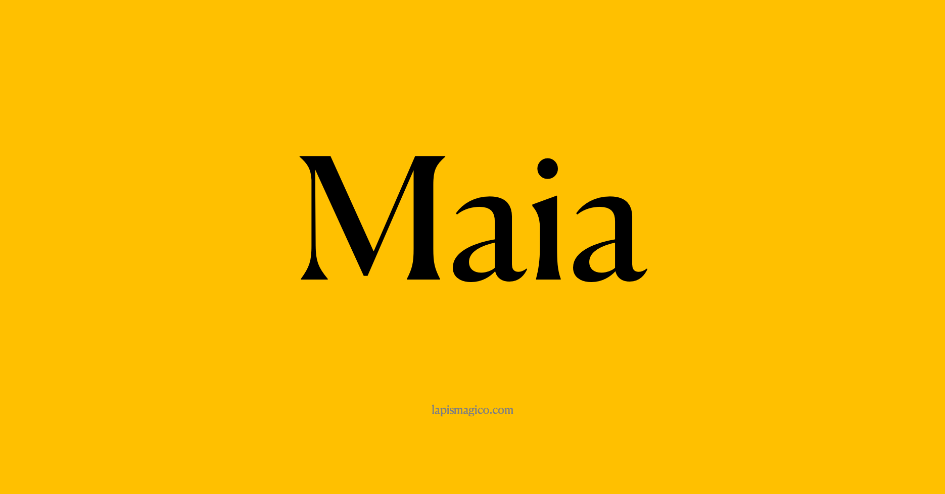 Nome Maia