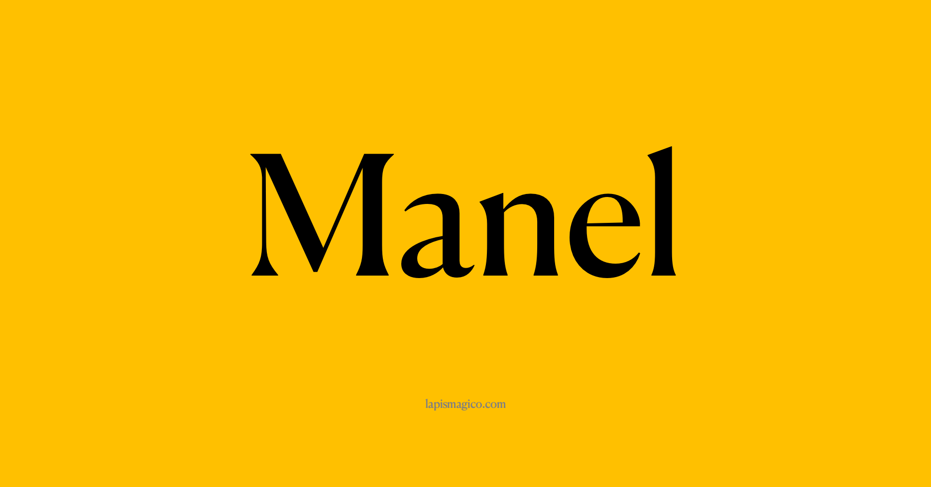 Nome Manel