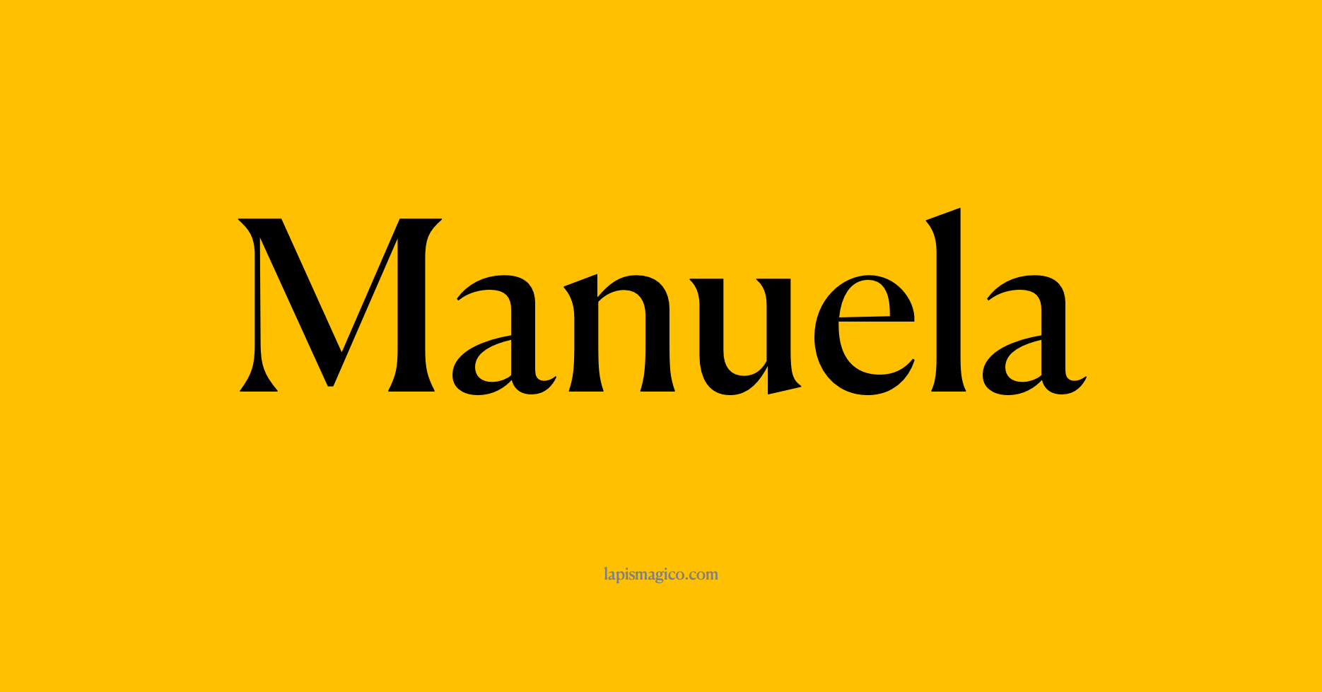 Nome Manuela
