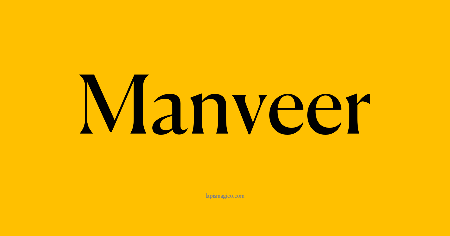 Nome Manveer