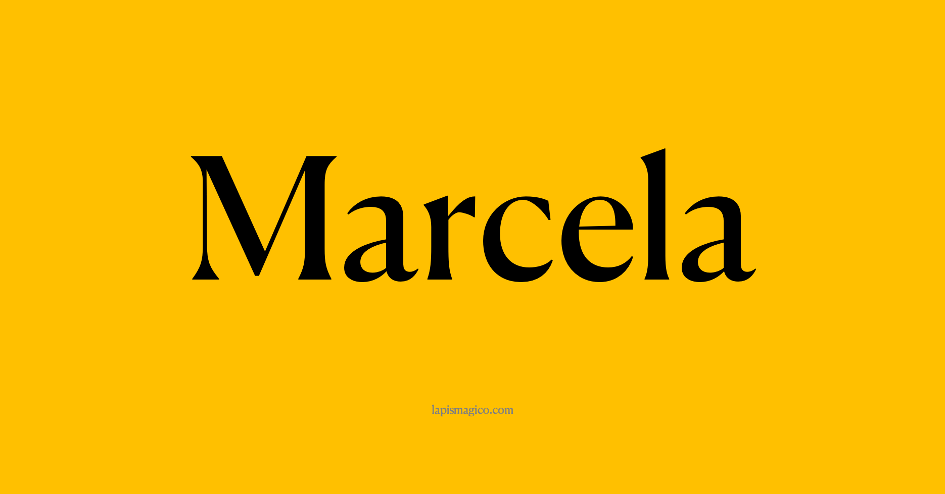 Nome Marcela