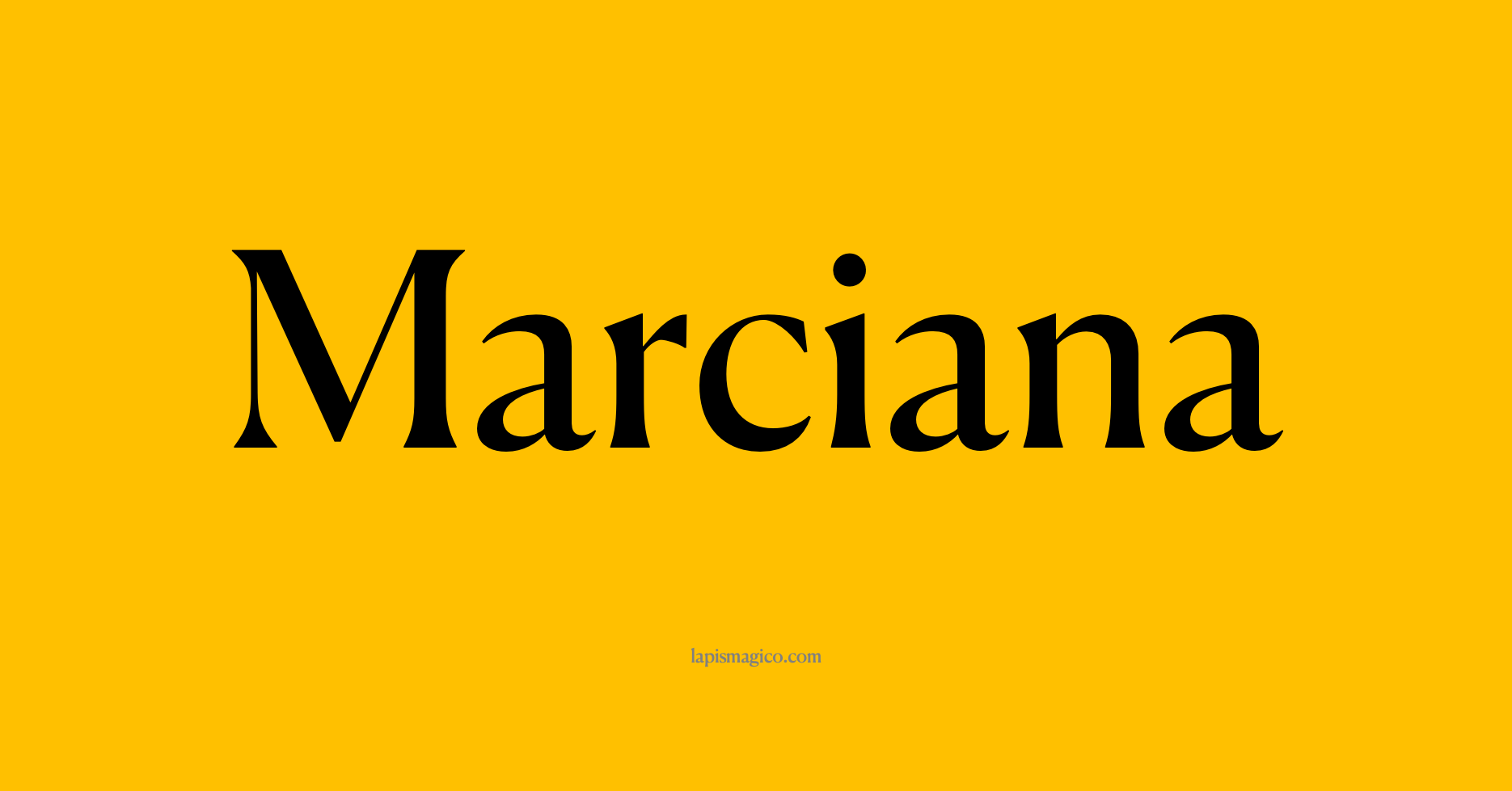 Nome Marciana
