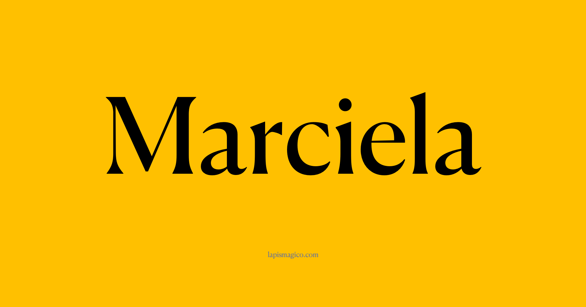 Nome Marciela