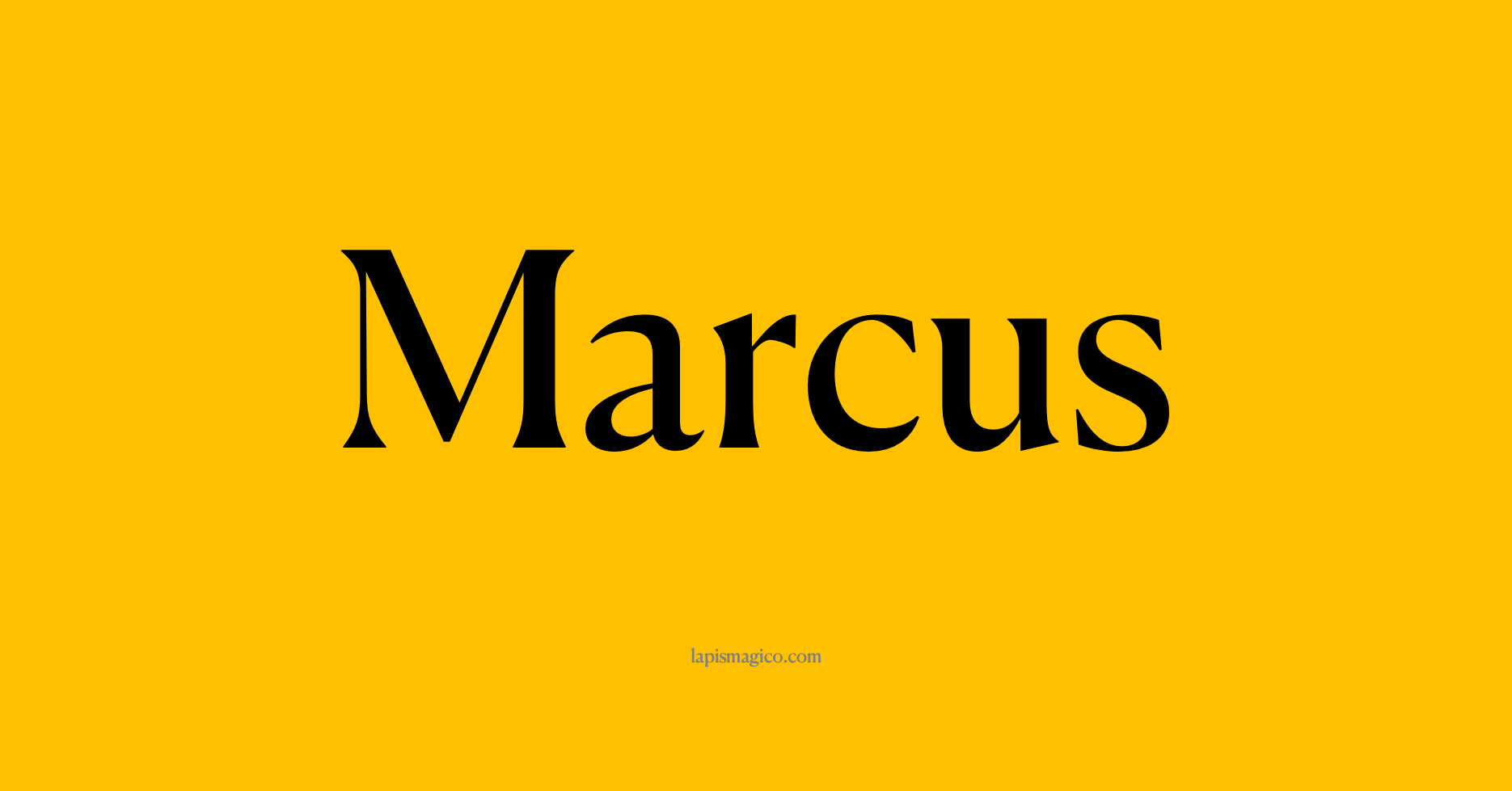 Nome Marcus