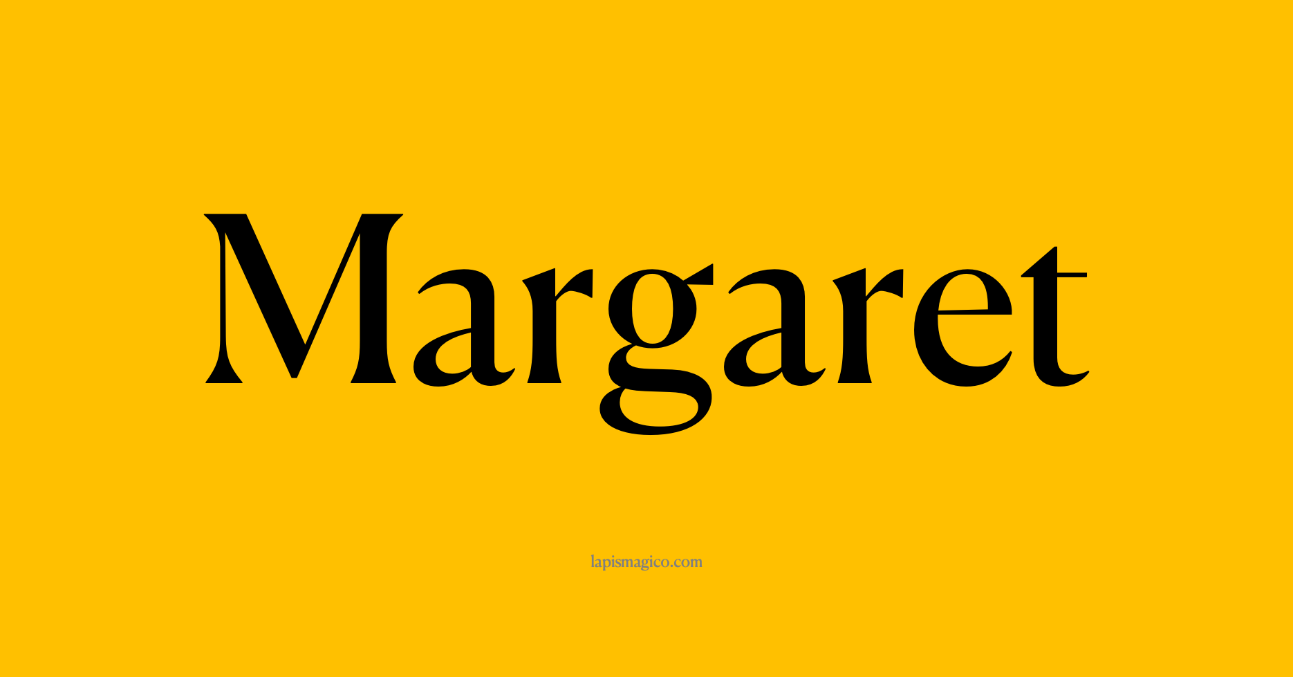 Nome Margaret