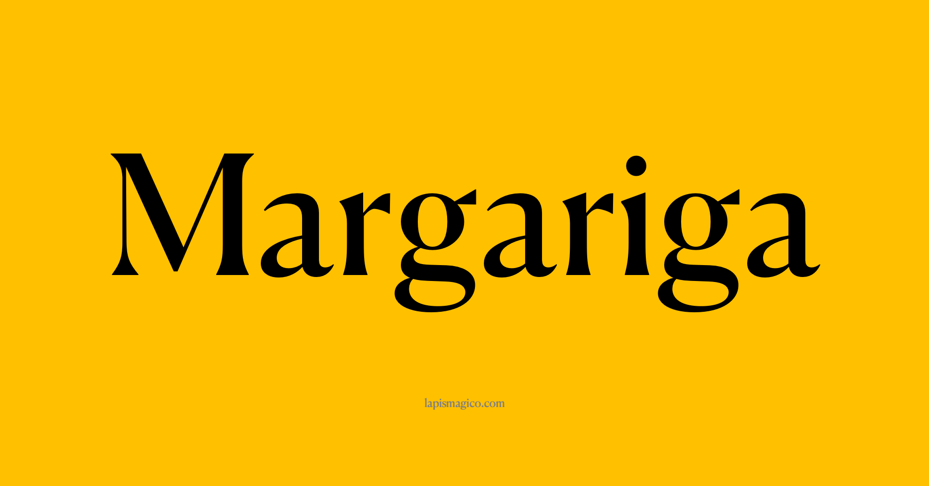 Nome Margariga